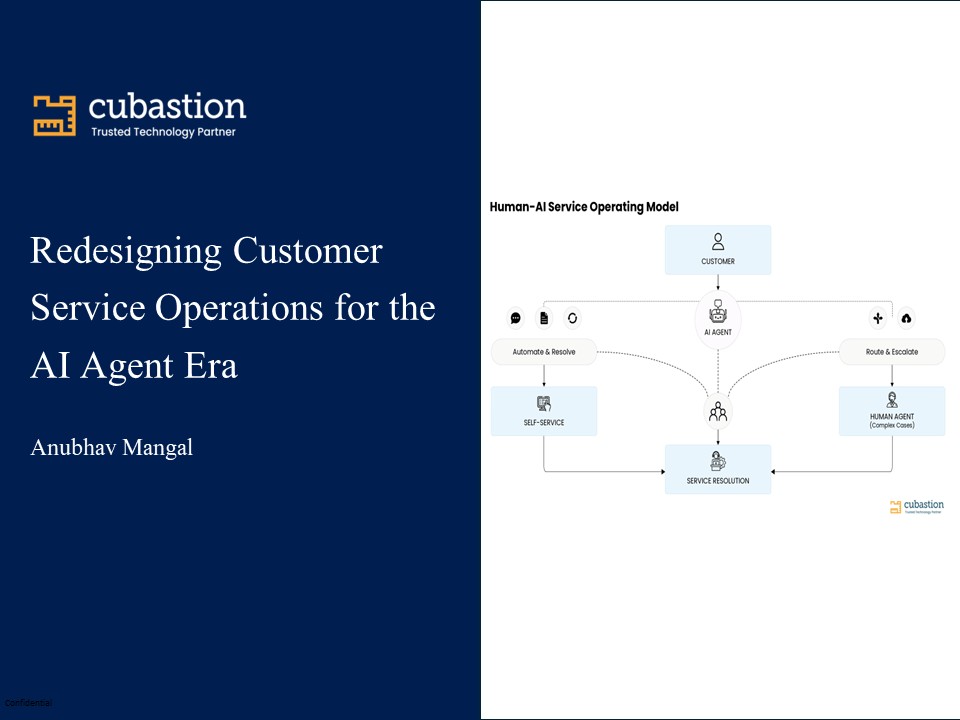 Redesigning Customer Service Operations for the AI Agent Era